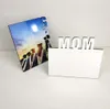 Blank Sublimation Frames Wooden Thermal Transfer Phase Plate MOM Personalized Gift Mother's Day Festival Frame 2021