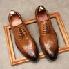 Große Größe EUR45 Schwarz / Braun / Wein Rote Oxfords Business Schuhe Echtes Leder Hochzeitsschuhe Herren Social Schuhe