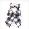 Hair Aessories Baby, Kids & Maternity Girls Bow Plaid Clip For Sweet Printed Side Bangs Hairpin Fashion Party Pinzas Para El Pelo Drop Deliv