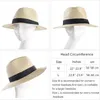 Panama sommar sol hattar för kvinnor man strand halm hatt män UV skydd cap Chapeau Femme 2021