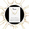 12 Constellation Zodiac Sign Diamond Necklace Horoscope Zircon Korean Jewelry Star Galaxy Libra Astrology with Retail Card for Men Women