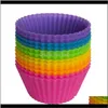 Werkzeuge Küche, Esszimmer, Bar, Haus, Garten, Drop-Lieferung 2021, Sile Muffin, Cupcake, Tasse, Kuchenform, Backform, Backform, Tablett, Jumbo-Küchenbacken