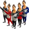 Son Tasarımcı Kadınların Takipleri 2 İki Parçalı Set Hoodies Üst Pantolonlar Moda Ceketleri Gece Kulübü Partisi Kıyafetleri Sokak Giyim Ladies Giyim