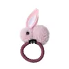 63qp koreanische Accessoires Version süßer Ball Kaninchen Ring Kinder039s Seil Cartoon Plüsch Ad weibliches Leder HaarbandService Gürtel B9240939