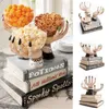 Witch Hands Snack Bowl Stand Żywicy Desktop Ornament Halloween Home Party Decoration 211105