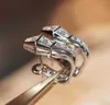 V 골드 럭셔리 품질 스터드 귀걸이 여성을위한 반짝이 다이아몬드와 함께 웨딩 쥬얼리 선물 상자 스탬프 PS3247A