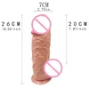 Massageartikel 26 * 7 cm Großer Dildo Realistischer Riesendildo Saugnapf Dildo Sexspielzeug Für Frauen Super Riesiger Dildo Wasserdicht Schwarz Fleisch Homosexuell Sexspielzeug