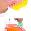 Sensory Fidget Silicone Purses Push Popper Bubble Toys Backpack Kids girls Chain Bag Apple Shape Cartoon Fanny Pack Crossbody Finger Board Puzzle Christmas G809W3N