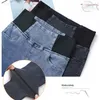 Skinny jeans kvinna hög midja patchwork elastisk denim penna pant casual slim blå femme plus storlek 26-34 bottnar 210522