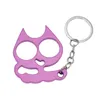 Flasköppnare kreativ skiftnyckel Utomhus trasigt fönster Katt Keychain Multi-funktion Knappknapp Zinc Alloy Self Defense Break Window 6 i 1