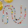 Go2Boho collier de chaîne de lunettes perlées pour femmes bijoux lunettes de soleil sangle à la main Boho colliers arc-en-ciel Chains1