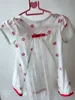 2-10 anni vestiti per ragazza estate stampa floreale decorazione fiocco design fresco manica corta o-collo in chiffon t-shirt per bambini ragazza 210701