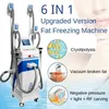 최신 Criolipolisis Fat Freeze Body Slimming Machine 4 Cryo Handles Cavitation RF Lipo Laser Home Salon 사용