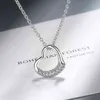 Luxury Heart Pendant Choker Halsband Kedja Halsband för kvinnor Bröllop Smycken Gåvor T6P6 G1206