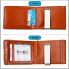HBP 22 Hight Quality Fashion Men Real Leather Credit Card Holder Card Case Coin Purse Money Clip Wallet5788369