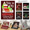 Kerstdekens Kinderen Kinderen Dubbellaags Winter Fleece Vierkante Beddengoed Quilt Nap Sofa Travel Tapestry Carpet Air Conditioning Deken HS2-ZWL