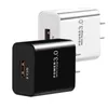 Snabb snabb laddning 18W EU US QC3.0 5V 3A USB Wall Charger Adapter för iPhone 15 11 12 13 14 SAMSUNG S10 S20 S23 HTC Android Phone PC