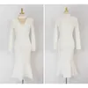 Bahar Seksi Patchwork Uzun Kollu V Yaka Bodycon Elbise Kadın Parti Kulübü Paketi Kalça Beyaz Ofis Kalem Mermaid Elbise 210514