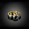 Anillos de boda Conjuntos de anillos de pareja para hombres Mujeres 18k Color de oro GP Forever Lover Band Bague Bague Femme Fashion Jewelry Regalos