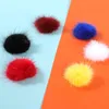 3 cm di vera pelliccia di visone palla decorazione Puff Pom palle per stoffa portachiavi cappelli borse supporto telefonico personalizzazione