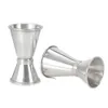 Bar Tools S/M/L rostfritt stål DUBBEL JIGGER SKOT DRINK Mät Cup Cocktail Drink Wine Bar Shaker Ounce Double Cup DH9475