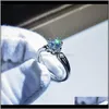 ジュエリードロップデリバリー2021ファッションウェディングエンゲージメントリングレディース高品質1カラットダイヤモンド調節可能なオープニングリングUWKJN