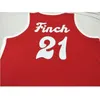 Personalizzato 009 Youth women Vintage LARRY FINCH RED Sounds RETRO 1972-74 Home # Basketball Jersey Taglia S-5XL o personalizzato con qualsiasi nome o numero di maglia