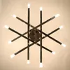 Lampadari Lampadari moderni in argento Illuminazione LED Designer Metallo per soggiorno Sala da pranzo Decorazione loft Loft Lounge Lights288N