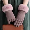 Five Fingers Gloves Women Touch Screen Warm Autumn Winter Wrist Mittens Driving Ski Outdoor Sport Glove Luvas Guantes