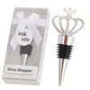 Diamant Crown Wine Stopper Silver Stoppers Hem Kök Bar Verktyg Metal Seal Stoppers Bröllop Gästgåvor RRB12680