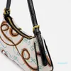 Kvinnors väska Höst Fashion Broderi Canvas Light Luxury Hand-Held Personal Bag Armpit