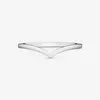 여성을위한 정품 새로운 브랜드 925 스털링 실버 세련된 Wishbone 링 결혼 반지 패션 약혼 보석 액세서리