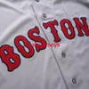 La maglia cucita personalizzata Tim Wakefield 2007 Grey Road World Series aggiunge il numero del nome Maglia da baseball