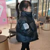 OLEKID Cappotto invernale per bambini Versione coreana Piumino impermeabile lucido per ragazze 3-12 anni Bambini Ragazzi adolescenti Parka 211222