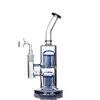 Fumar cachimbo de água de vidro tubos de água braço árvores perc 14mm banger recycler bongs tubo bong