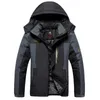 Veste d'hiver Hommes Épais Coupe-Vent Imperméable Polaire Manteau Hommes Militaire Outwear Parka Plus Velours Taille 6XL 7XL 8XL 9XL Pardessus 210914