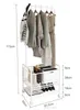 Multifunctionele Mobiele Kleren Hanger Slaapkamer Meubel Trolley Landing Huishoudelijke Balkon Doek Hangers Kleding Winkel Rack