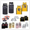 Hombres Notorious Movie Badboy Bad Boy 72 10 Biggie Smalls Retro Basketball Jersey Bordado Equipo Color Negro Blanco Amarillo Tamaño S-XXL