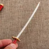 الحلي 1 قطع للجنسين أنيمي سبائك المعادن zoro كاتانا مشبك لعبة نموذج صابر الساموراي السيف المفاتيح scabbard الرئيسية الدائري هدية