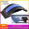 Back Massager Stretcher Waist Lumbar Fitness Support Relaxation Massage Spine Pain Relief Tool 220208