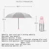 8 costelas bolso mini guarda-chuva anti uv paraguas sol chuva à prova de vento luz dobrável portátil s para as mulheres crianças 210721