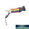 Rainbow Lanyards KeyChain Lesbian Gay Pride Cool Neck Rem USB Namn Badge Holder Mobiltelefon Hang Rope Webbing Keyring Factory Price Expert Design Kvalitet Senaste