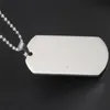 Anhänger Halsketten Yo Gravierte Gold Tone Dog Tag Halskette Für Männer Frauen Edelstahl Männlichen Schmuck