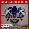 OEM-Bodykit für Suzuki GSXR 1000 CC GSXR-1000 01–02 Karosserie 62Nr