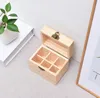 6 Grid Wood Essential Oil Bottles Storage Box Essential-Oil Aromatherapy Bottle Organizer RRF11670