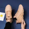 Mens sneakers casual skor klassiska män och kvinna sport tränare kudde yta P-107