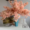 Large 100CM Romantic Wedding Flower Artificial Silk Cherry blossoms Branches Peach Wisteria Vine Home Wedding Decoration Flower