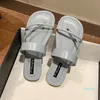 Slippers Sandra JRR lederen strapy vrouwen zomer buiten korte sandalen platte hak thong schoenen