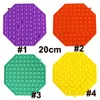 20 cm da 30 cm Gigante Pioneer giocattolo silicone Rainbow Push Pers Bisbor Sensory Finger Puzzle Mega Jumbo Big Size Press Ball Game H4237HX8112531