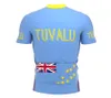 Kurtki wyścigowe 2021 Tuvalu More Style Men Men Classic Cycling Team Bike Road Road Road Rowerowe Jersey
